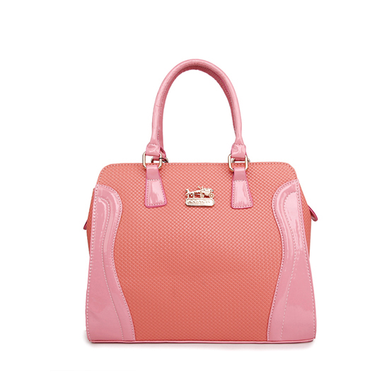 Coach Logo Medium Pink Totes AWD | Women